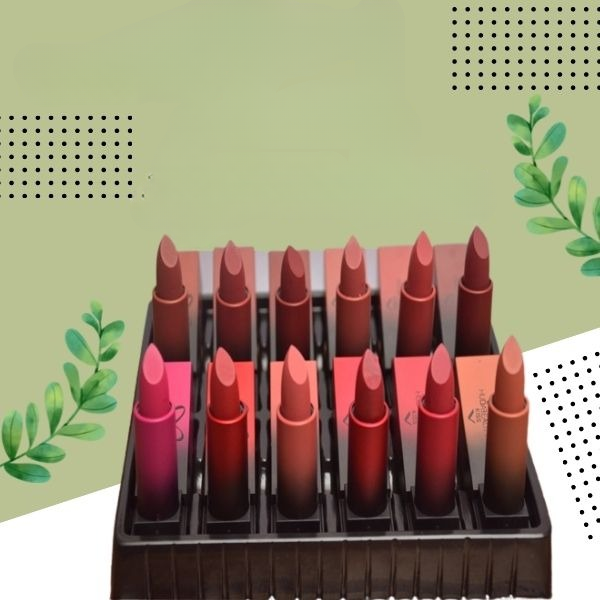 Pack Of 12 - Huda Beauty Lipsticks - Cosmetic Product Designed For Lip Makeup And Daily Beauty Routine (Random Color)3764061