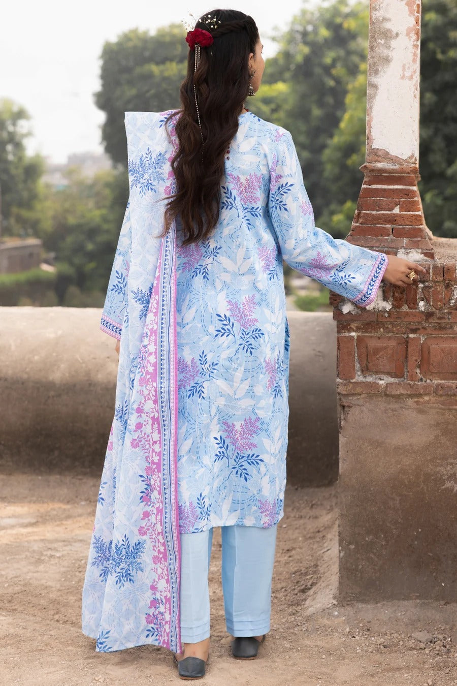 Unstitched Printed Warm Khaddar 3 Piece - Winter Apparel Accessory Designed For Cold Weather Styling And Daily Wardrobe Routine3765193