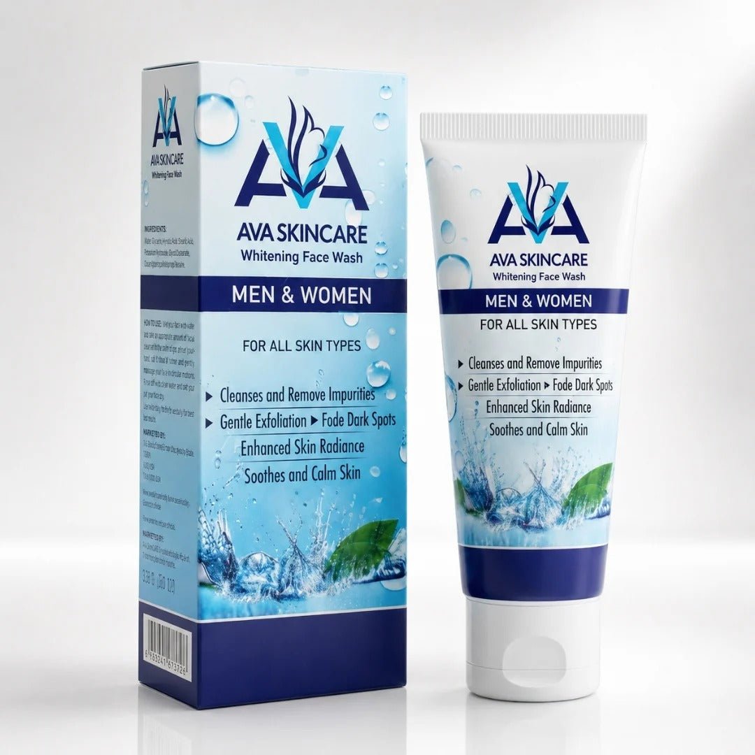 AVA Skincare Whitening Face Wash 100ml Gentle Daily Cleanser Brightening Formula For Clear Radiant And Healthy Skin3765024