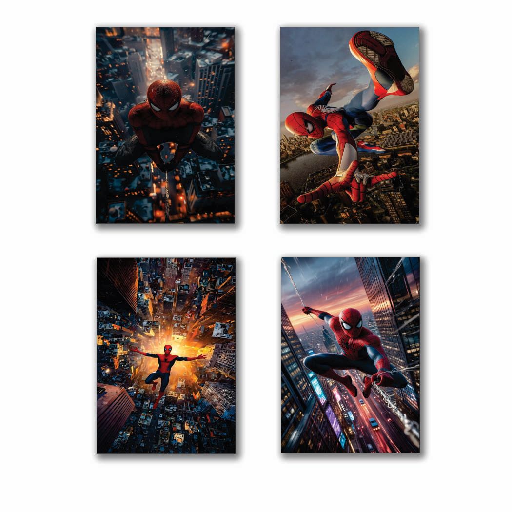 Set of 4 Premium Wall Art Photo Tiles – Modern Home Decor Sets 8x113762629