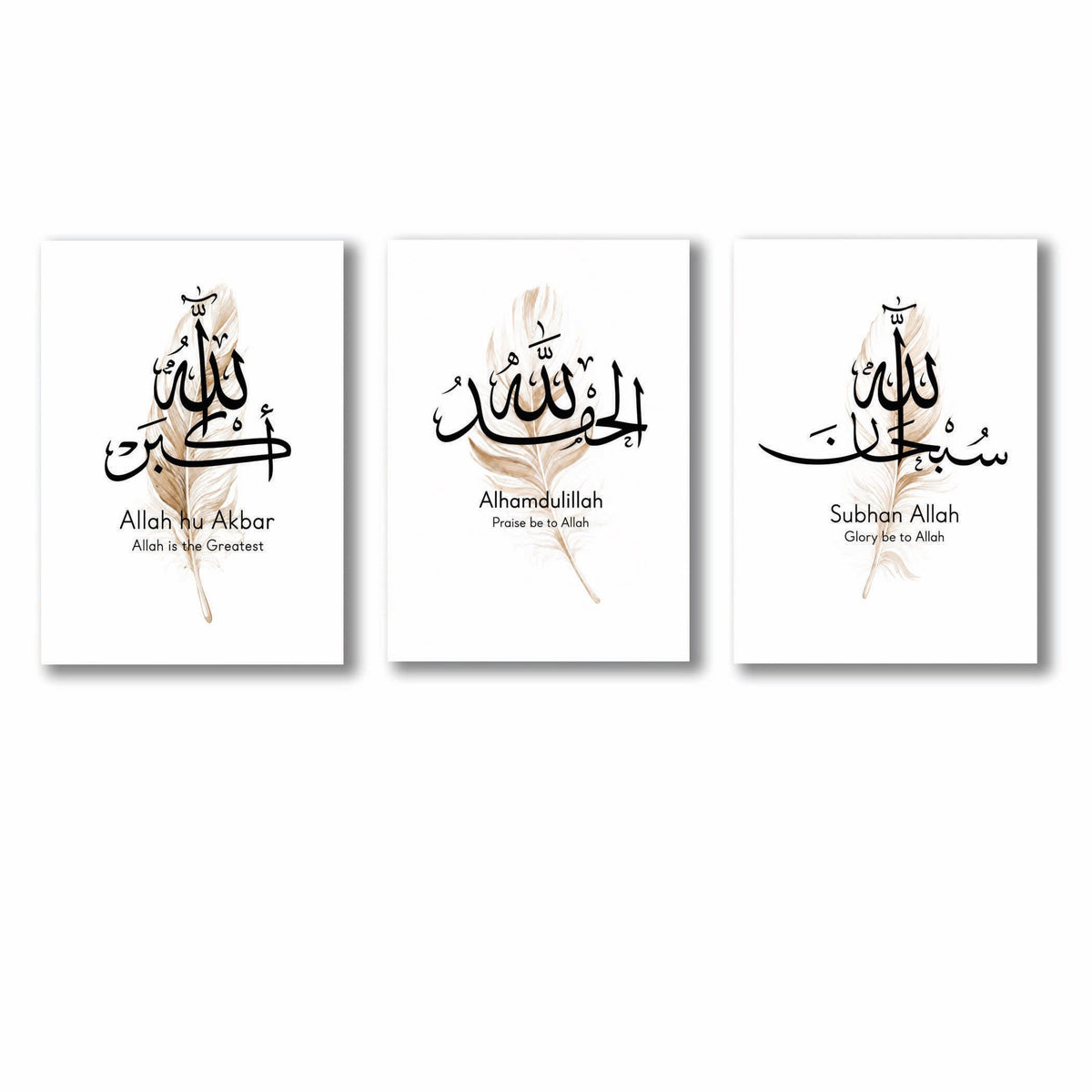 Set of 3 Premium Wall Art Photo Tiles – Modern Home Decor Sets 8x11. 3761495