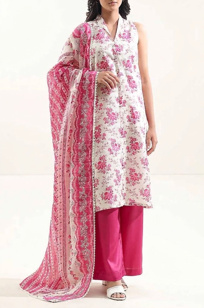 Saya Premium 3-Piece Printed Lawn Suit – Unstitched Summer Collection (saya replica)3765201