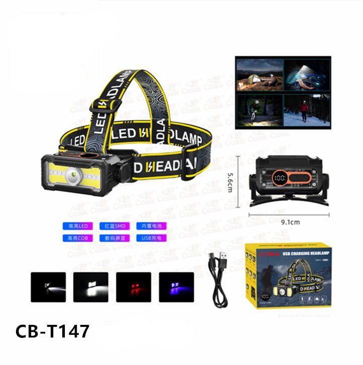USB Rechargeable LED Headlamp T146. 3765038