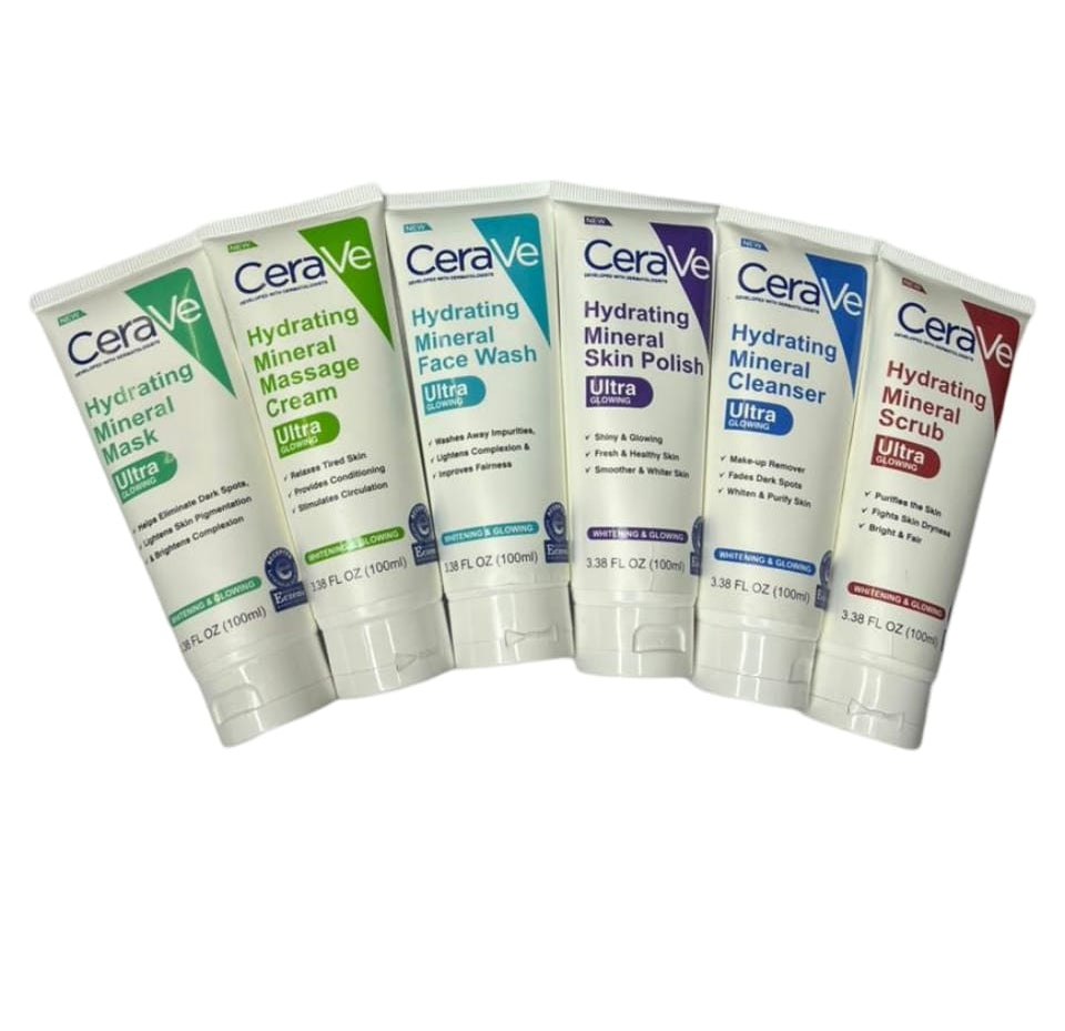 Pack of 06 CeraVe Hydrating Mineral Facial Kit | Best Quality Hydrating Mineral Facial Kit3351947