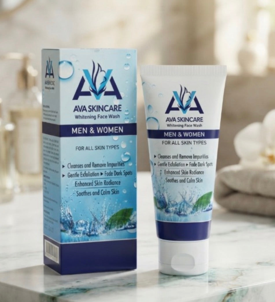 AVA Skincare Whitening Face Wash 100ml Gentle Daily Cleanser Brightening Formula For Clear Radiant And Healthy Skin3765024