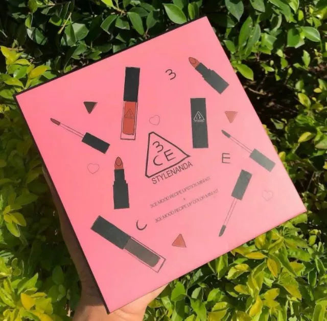 3CE 10-Piece Lipstick And Lip Tint - Cosmetic Product Designed For Lip Makeup And Daily Beauty Routine (Mix Color)3764061