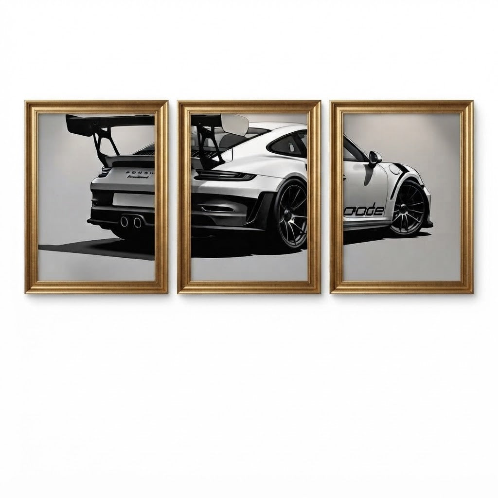Set of 3 Premium Wall Art Photo Tiles – Home Decor Accessory Designed For Interior Styling And Daily Living Space Routine - Size: 8x11 3765719