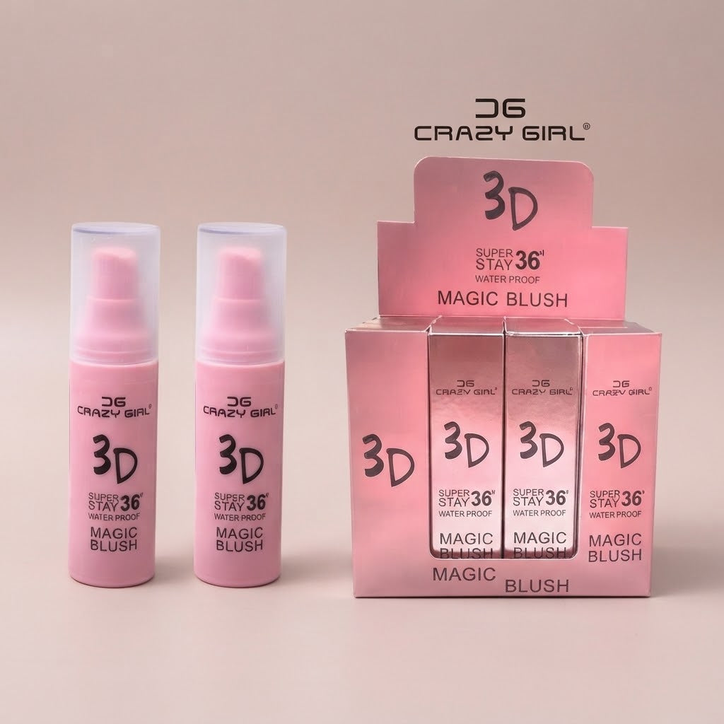 3 in 1 Crazy Girl Magic Pink Blush. 3766043
