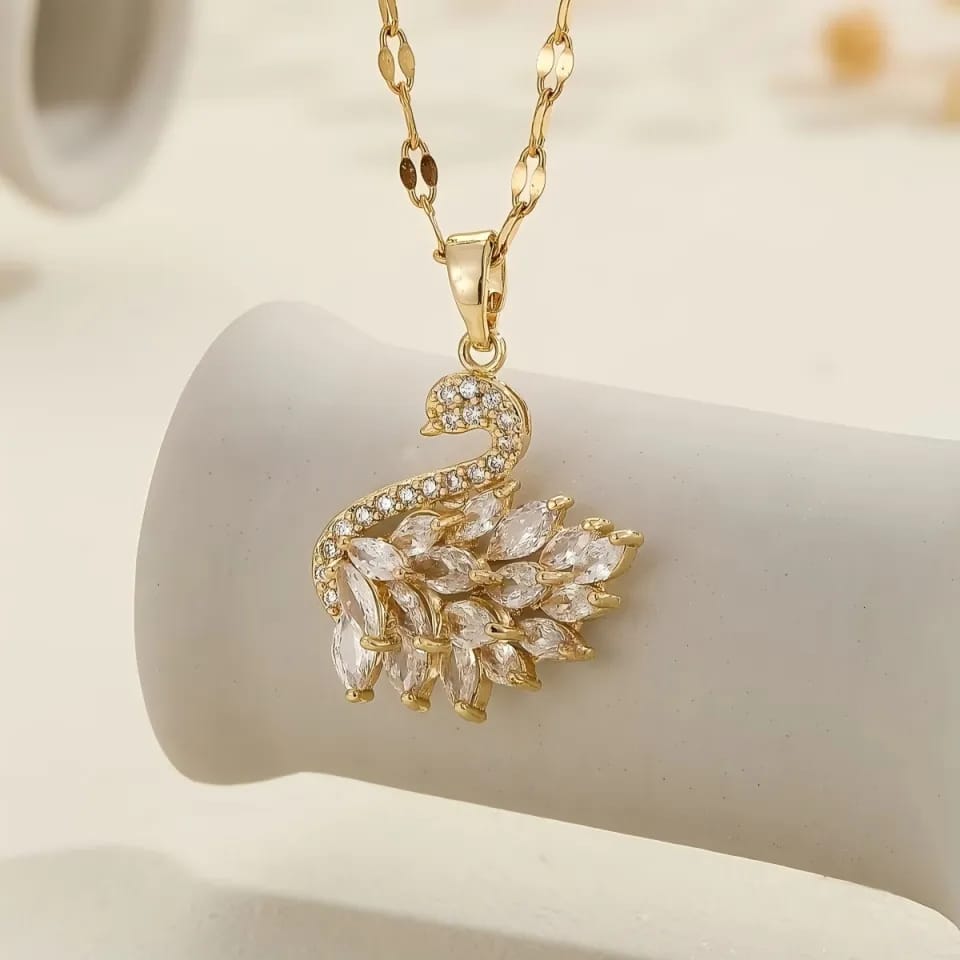 Swan Zircon Necklace - Jewelry Product Designed For Personal Style And Daily Fashion Routine